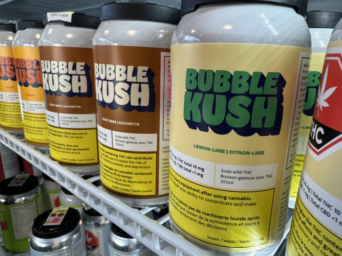 Bubble Kush Infused Soda available in St Catharines Welland and Fort Erie at Niagaras Hometown Store Garden City Cannabis Co