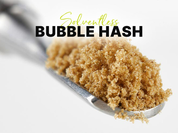 Solventless Bubble Hash
