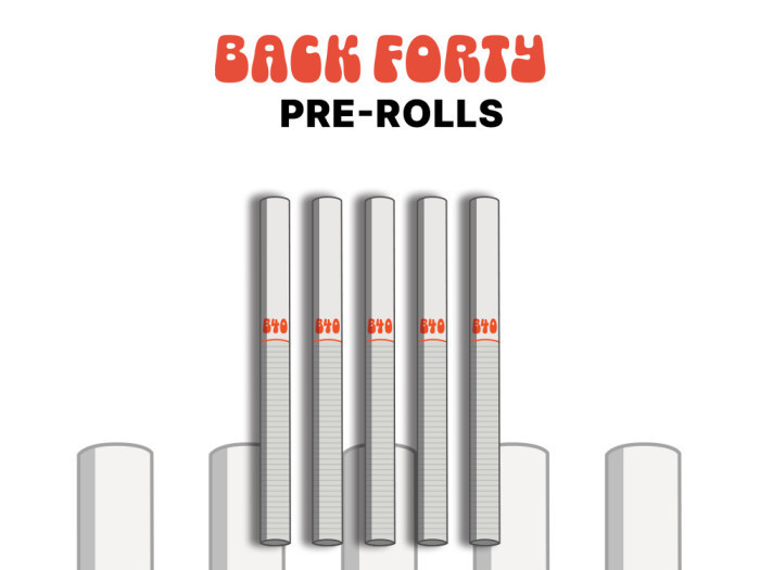 Back Forty Pre Rolls Available at Garden City Cannabis Co 