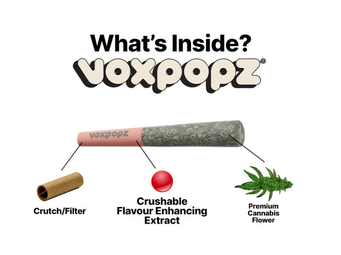 What is INSIDE a Vox Popz Crushable Pre Roll? Find out here with this helpful diagram 