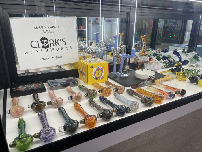 Cannabis Bongs Pipes and Glassware available at Garden City Cannabis Co in St Catharines 