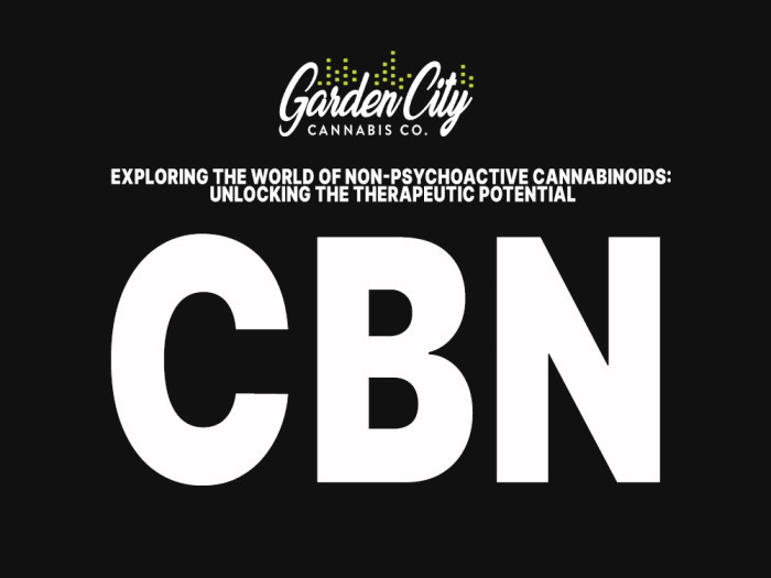 CBN Products Available at Garden City Cannabis Co 