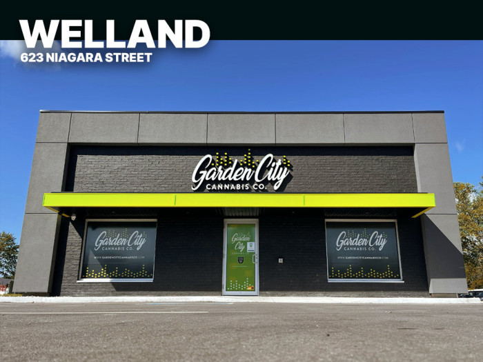 Store #2 | Welland | 623 Niagara Street  | Garden City Cannabis Co