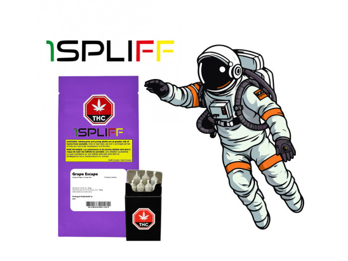 Grape Escape by 1Spliff Available in St Catharines Welland and Fort Erie at Niagaras Hometown Dispensary Garden City Cannabis Co