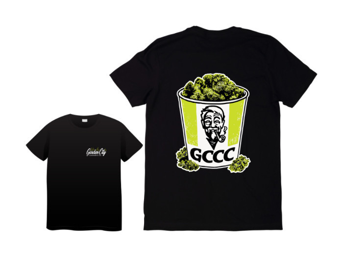 Front and Back Look at T Shirt | Garden City Cannabis Co 