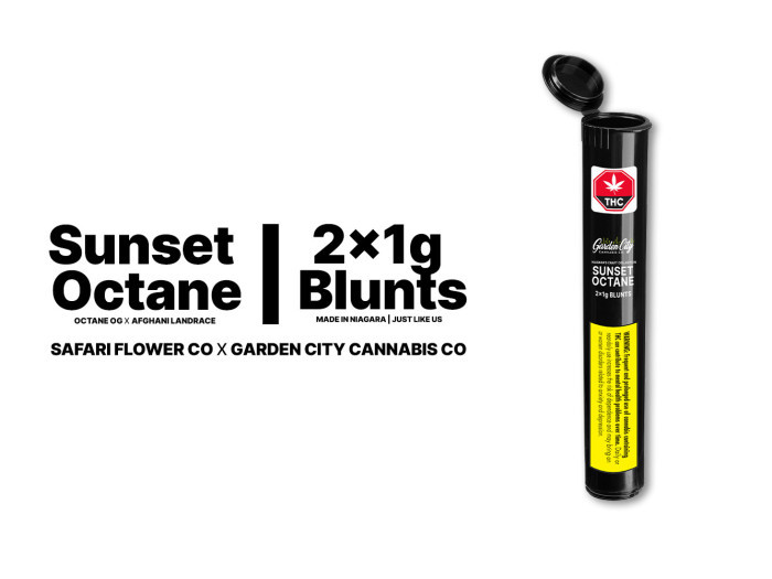 Sunset Octane 2x1g Blunts | Niagara Craft Collection | Garden City Cannabis Co