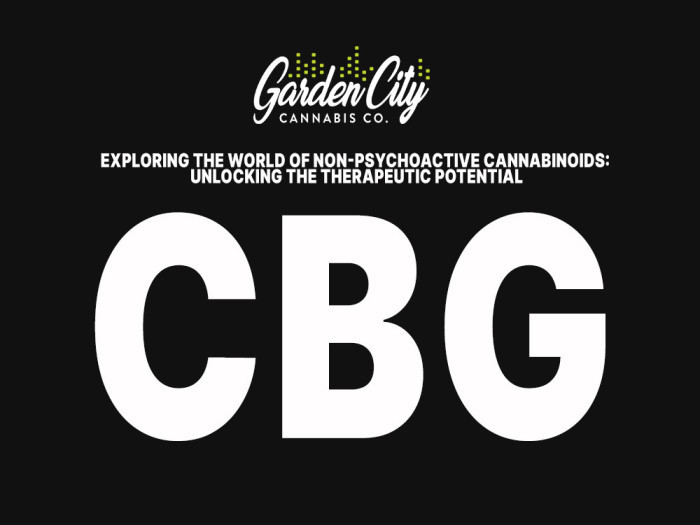 CBG Products Available at Garden City Cannabis Co 