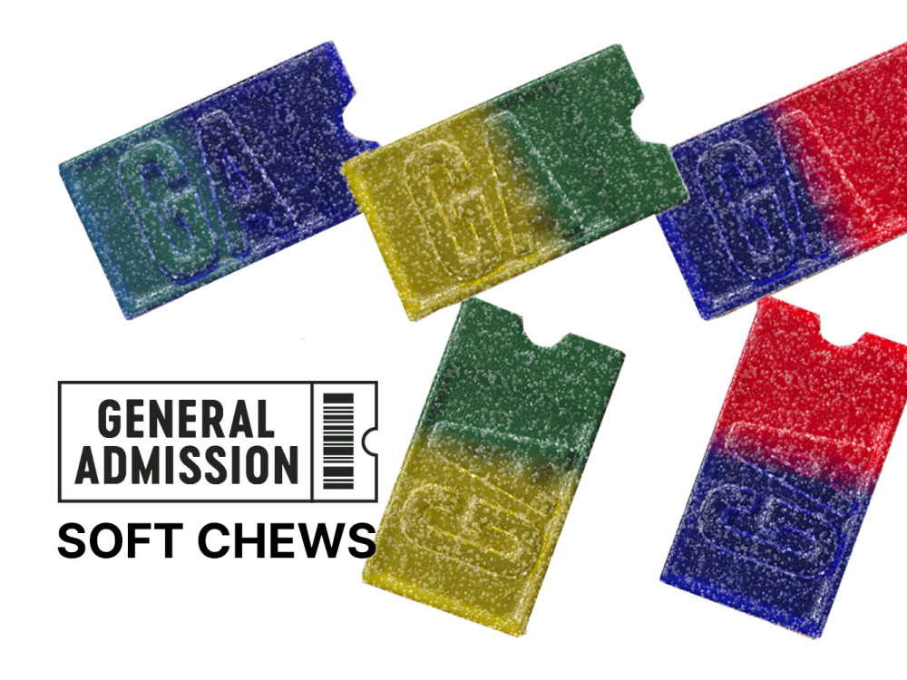 General Admissions Soft Chews Available at Garden City Cannabis Co 