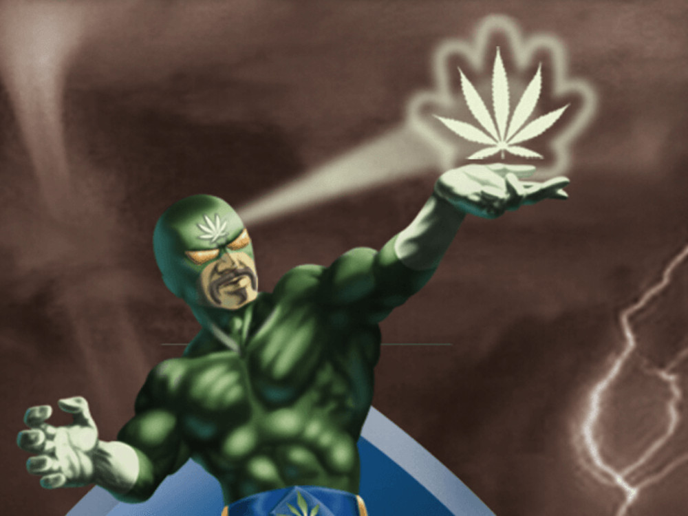 Captain Cannabis | Captain Weed | First Cannabis Superhero | Garden City Cannabis Co.