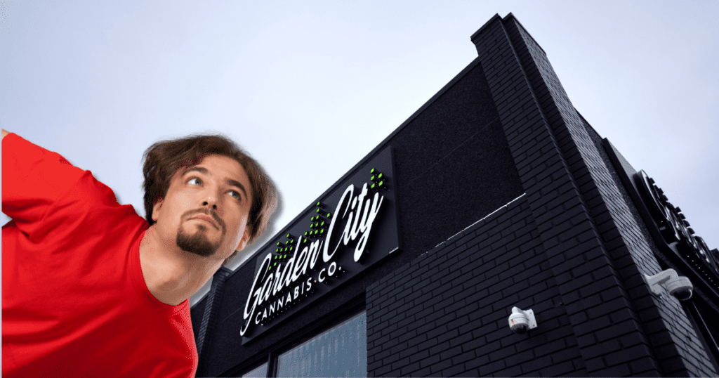 How to get FREE DELIVERY in Niagara at GARDEN CITY CANNABIS CO man