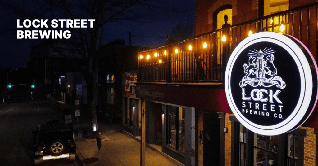 cool indoor places Niagara lock street Lock Street Brewery