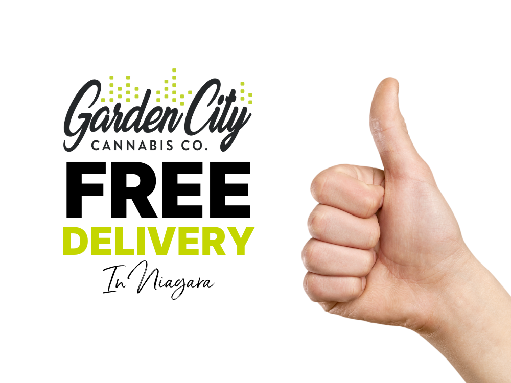 7 710 FREE DELIVERY in St Catharines Welland Fort Erie and Niagara at Garden City Cannabis Co 710 FREE DELIVERY in Niagara for Cannabis Concentrates Holiday