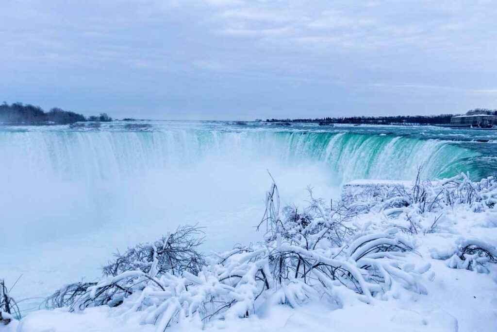 Frozen Niagara Falls Ontario Near St Catharines Welland and Fort Erie Winter in Niagara isn't all bad