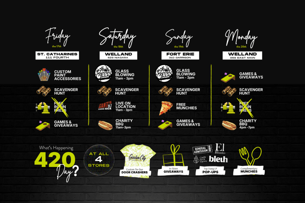 Free Event Details - 420 Weekend 