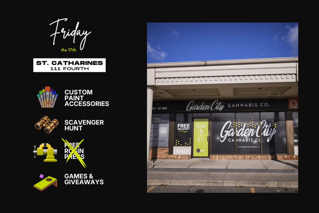 Free St Catharines 420 Event Schedule