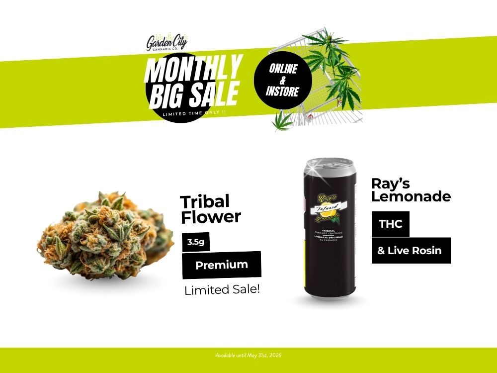 Weed and Infused Drinks are on sale at Garden City Cannabis C 