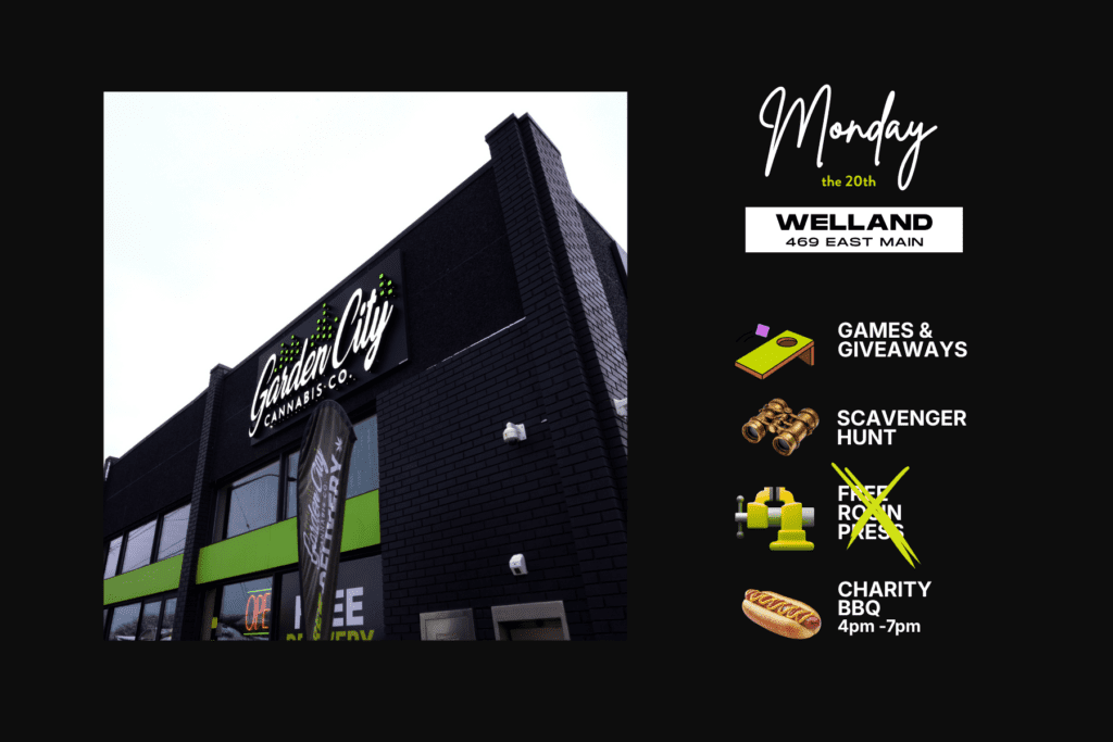 Free Welland 420 Event Schedule